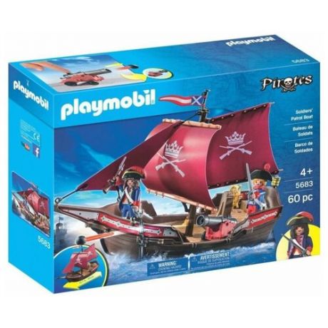 Конструктор Playmobil Playmobil Pirates 5683 Патрульный корабль англичан