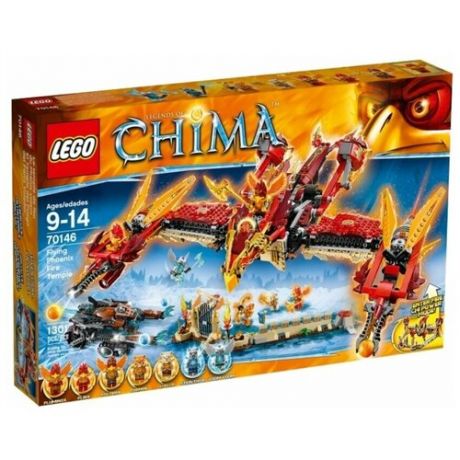 Lego Конструктор LEGO Legends of Chima 70146 Огненный летающий Храм Фениксов