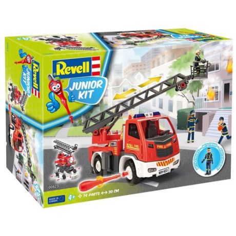 Конструктор Revell Junior Kit 00823 Пожарная машина с лестницей и фигуркой