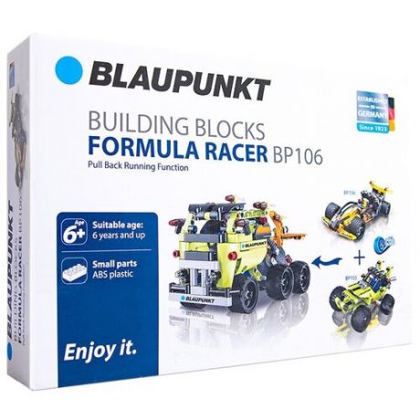 Конструктор Blaupunkt Building Block BP106 Formula Racer Pull Back