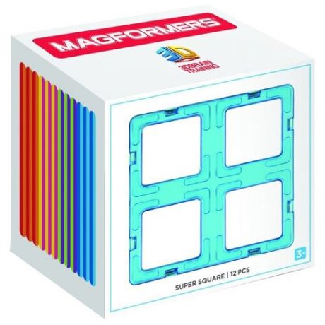 Дополнительные детали Magformers 713017 Суперквадраты в коробке 12