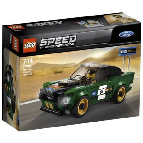 Конструктор LEGO Speed Champions 75884 1968 Ford Mustang Fastback