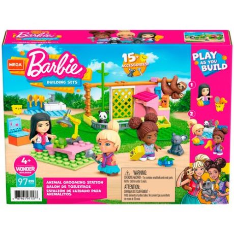 Игровой набор MEGA CONSTRUX GYH09 Barbie Салон для животных