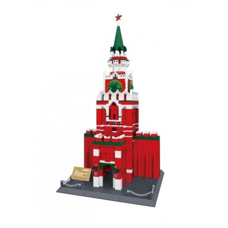 Конструктор Шедевры мировой архитектуры Спасская башня Московского Кремля 1048 элементов 5219