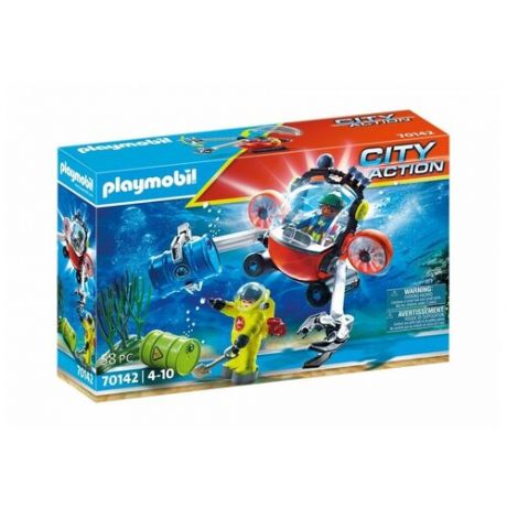 Конструктор Playmobil Экологическая экспедиция на батискафе PM70142