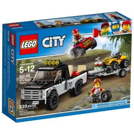 Конструктор LEGO City 60148 Гоночная команда квадроциклов
