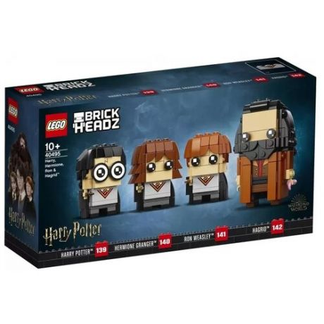 Конструктор LEGO BrickHeadz 40495 Гарри, Гермиона, Рон и Хагрид