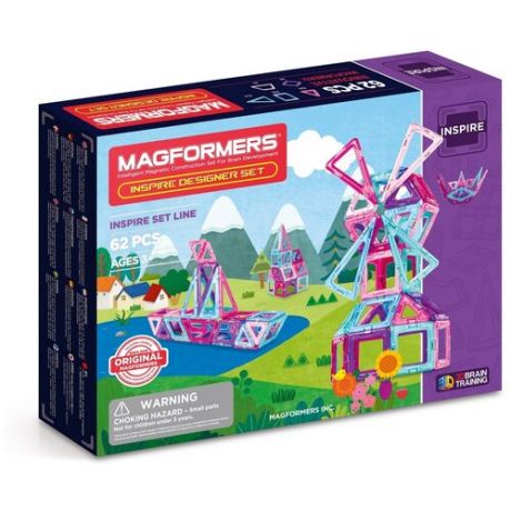 Конструктор магнитный MAGFORMERS 704005 Inspire Designer set