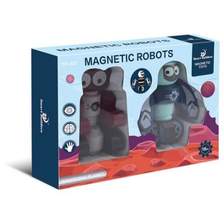 Конструктор Smart Builders Magnetic Robots 322j Wandering Planet