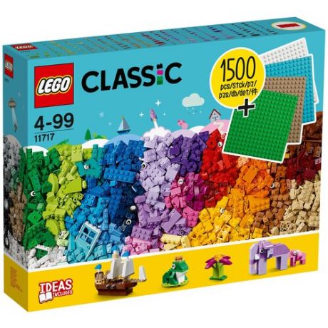 Конструктор LEGO Classic 11717 Кубики, кубики, пластины