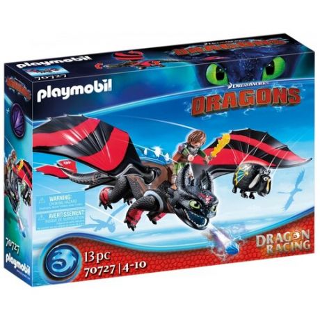Набор с элементами конструктора Playmobil Dragons 70727 Гонки на драконах: Иккинг и Беззубик