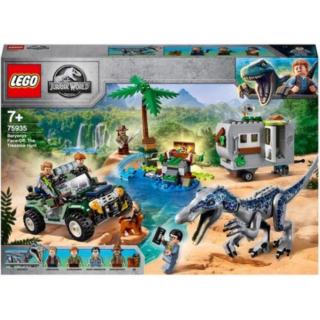 Конструктор LEGO LEGO Jurassic World 75935 Поединок с бариониксом: охота за сокровищами