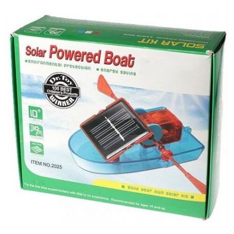 Конструктор CuteSunlight Toys Factory 2025 Solar Powered Boat
