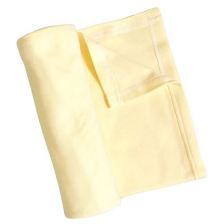 Многоразовая пеленка Mjolk трикотаж 115х85 см, однотонные, Light Yellow