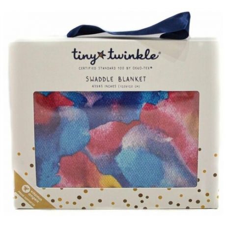 Пеленка TinyTwinkle Цвет: Акварель Хлопок+Вискоза