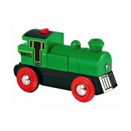 Игровой набор BRIO 33595 Паровоз железной дороги (зеленый)