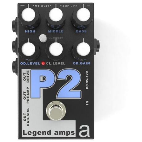 P-2 Legend Amps 2 Двухканальный гитарный предусилитель P2 (PV-5150), AMT Electronics