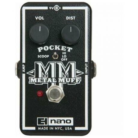 Electro-Harmonix Nano Pocket Metal Muff гитарная педаль Metal Distortion
