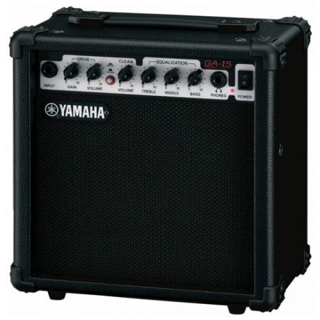 Yamaha GA-15II гитарный комбо, 15 Вт, 1x6,5", 3-пол. экв., вход AUX, выход для наушников
