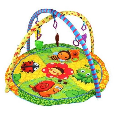 Детский игровой коврик "Божья коровка" с игрушками на подвеске Умка B1682458-R