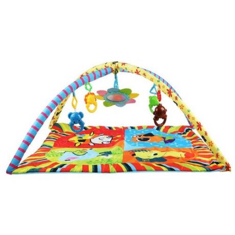 Детский игровой коврик "Солнечный день" с игрушками на подвеске Умка B1863321-R
