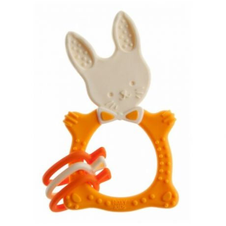 Прорезыватель ROXY-KIDS Bunny коралловый