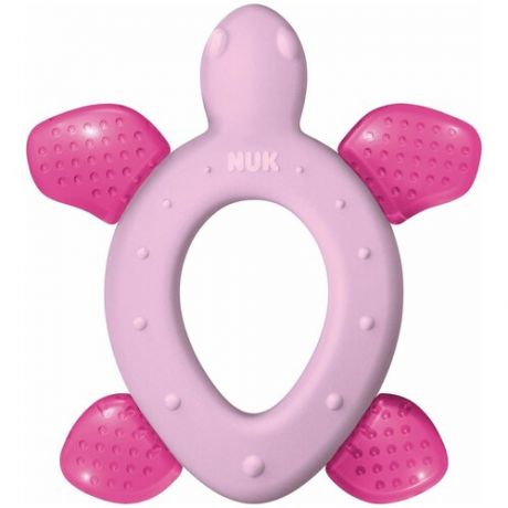 NUK Прорезыватель многосторонний охлаждающий "черепашка" с 3 месяцев - розовый