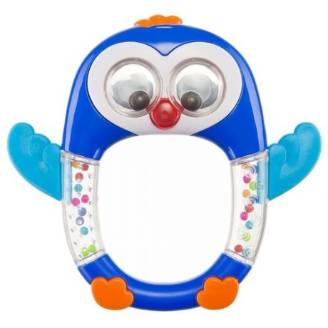 Прорезыватель-погремушка Happy Baby Penguin Lo-Lo разноцветный