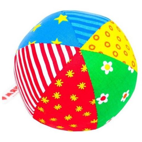 Развивающий мягкая погремушка «Мяч Радуга», цвета микс