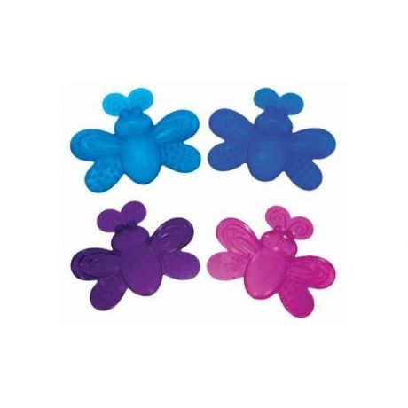 Бабочки набор из 2-х прорезывателей с разной фактурой для детей от 3 месяцев