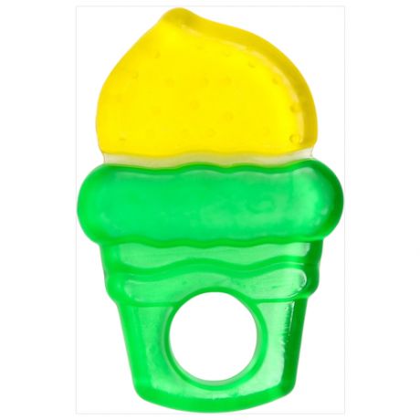 Прорезыватель Крошка Я Мороженое 4301017 желтый/зеленый