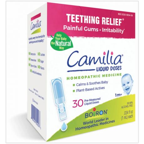 Boiron Camilia натуральное средство для облегчения прорезывания зубов у малышей на основе трав 30 доз