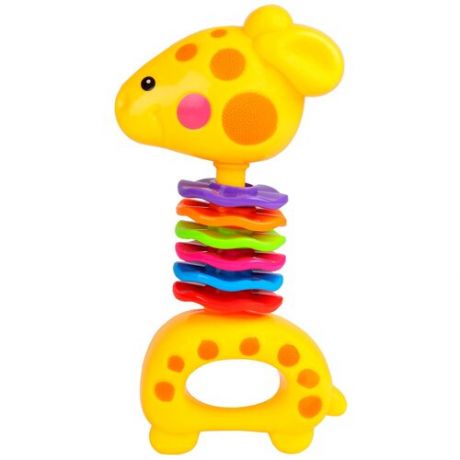 Погремушка Smart Baby Жираф желтый