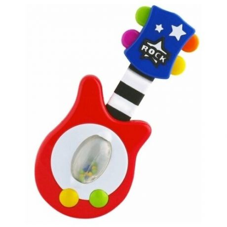 Гитара Рок музыкальная игрушка - погремушка для малышей от 6 месяцев