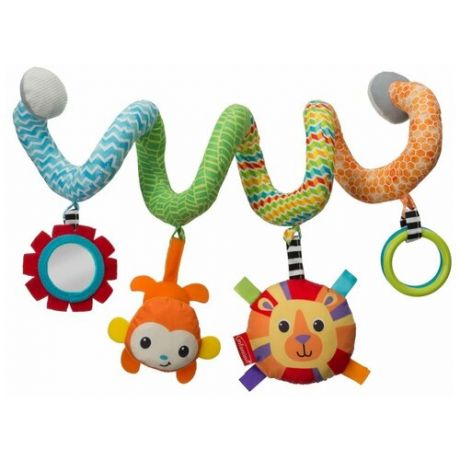 Подвесная игрушка Infantino Спиралька (5364) оранжевый/зеленый/красный