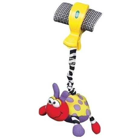 Подвесная игрушка Playgro Божья коровка (0111926) красный/желтый/фиолетовый