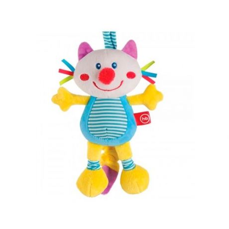 Подвесная игрушка Happy Baby Кот (330360) голубой/желтый