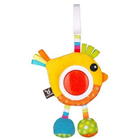 Подвесная игрушка Benbat Dazzle Friends Rattle Toy Птичка (TT127) желтый/красный