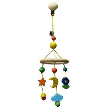 Подвесная игрушка S-Mala Небесная карусель (1019) бежевый/желтый/голубой