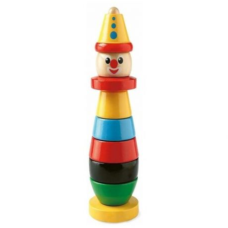 Деревянная игрушка BRIO пирамидка клоун