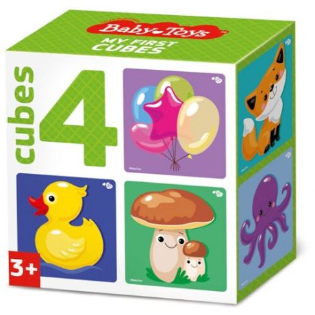 Кубики-пазлы Baby Toys Микс 03544