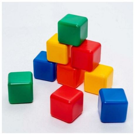 Соломон Набор цветных кубиков, 9 штук, 4 ? 4 см