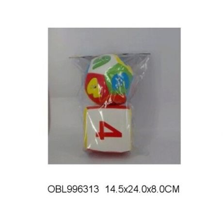 Игрушка Мягкие обучающие кубики в наборе Арт.0648-35B