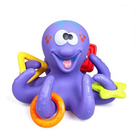 Игрушка для ванной Fancy Baby Веселый осьминог, BATH4 фиолетовый