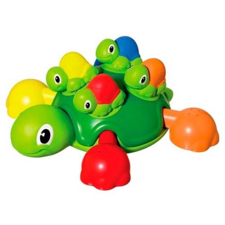 Игрушка для ванной Tomy Веселые черепашки (E72097) зеленый/красный/оранжевый
