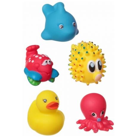 Набор игрушек для купания BONDIBON Baby You "Водные животные" 5 шт.