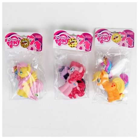 Играем вместе "Играем вместе" Набор из 2-х фигурок для ванной "My Little Pony" 171R-PVC