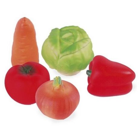 Набор резиновых игрушек Овощи для супа С-1373 Огонек