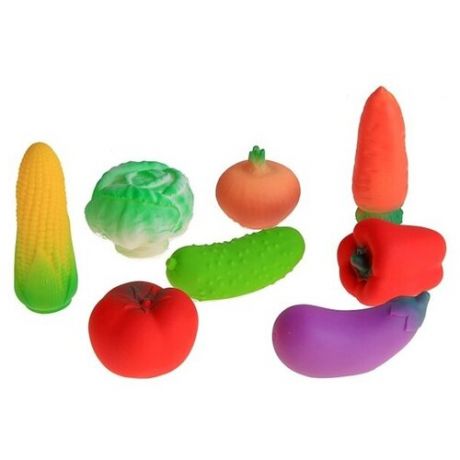 Набор резиновых игрушек «Овощи
