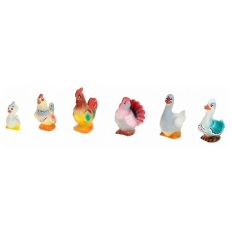 Набор резиновых игрушек «Птицеферма